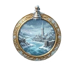 The Frostford medallion.