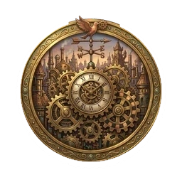 The Gearhaven medallion.