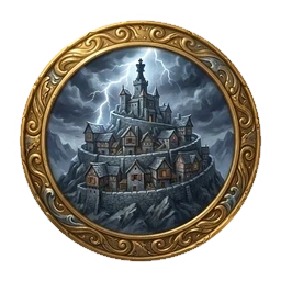 The Stormspire medallion.